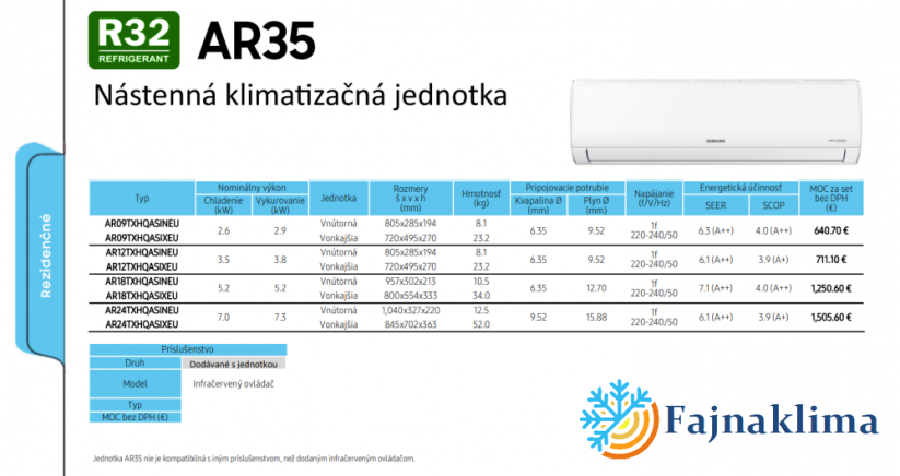 Samsung AR35 3,5 kW